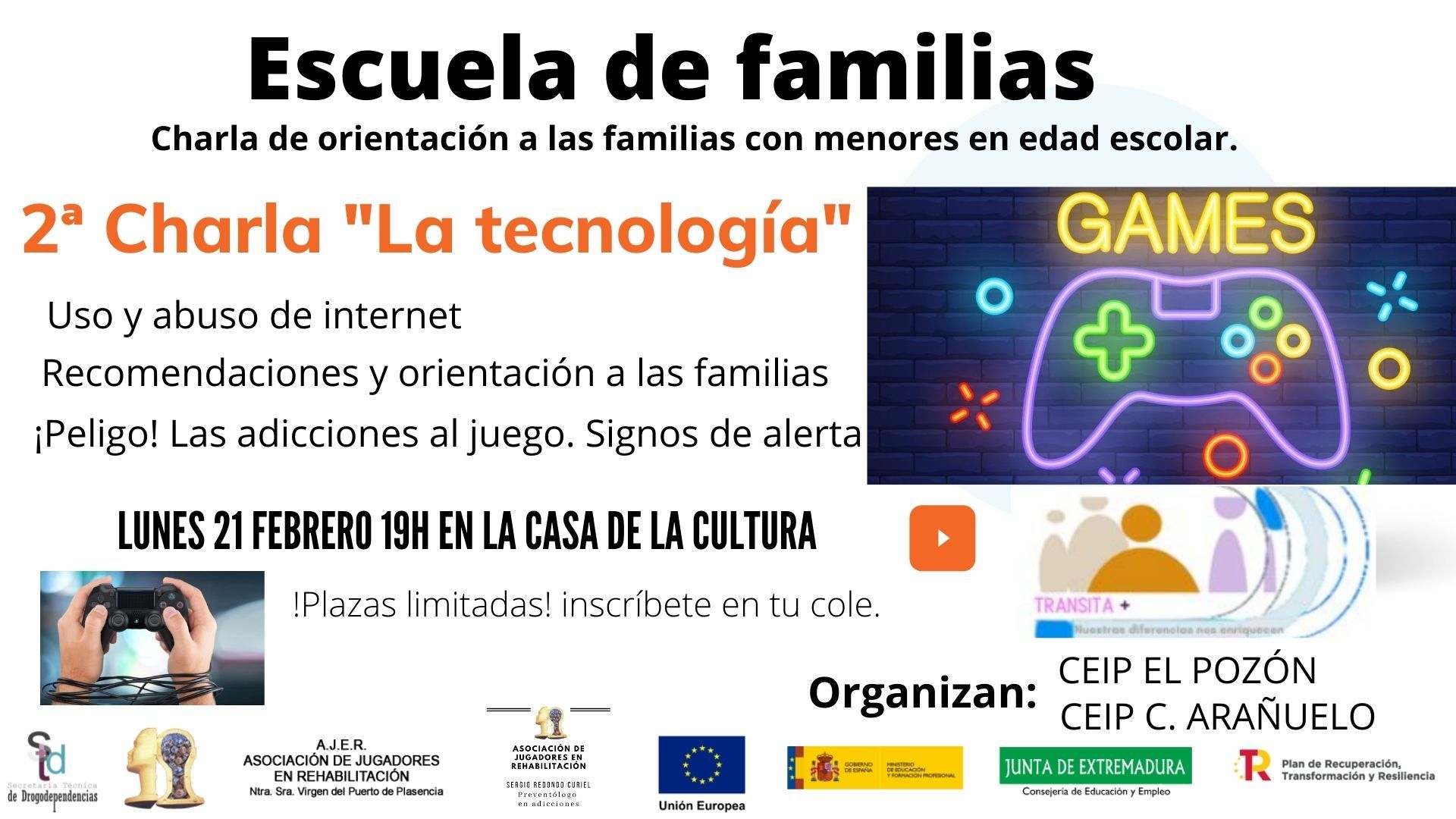 Segunda charla Orientacion a Familias Tecnoligas y Adccioines 2