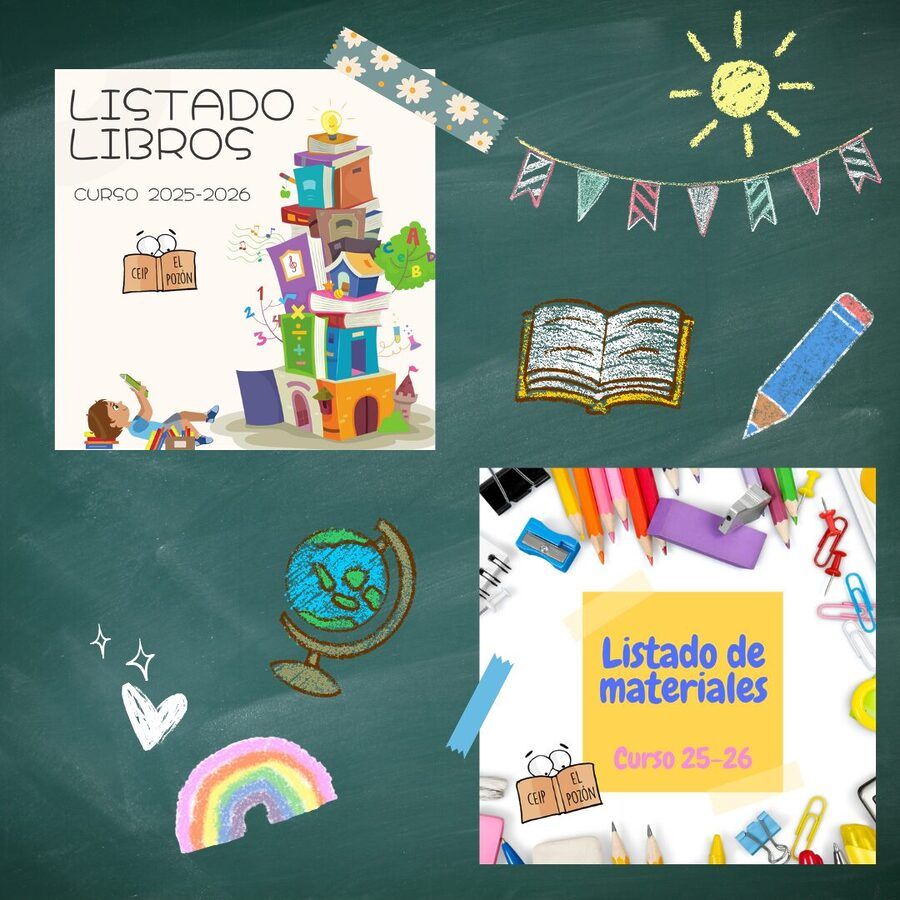 Listado materiales y libros